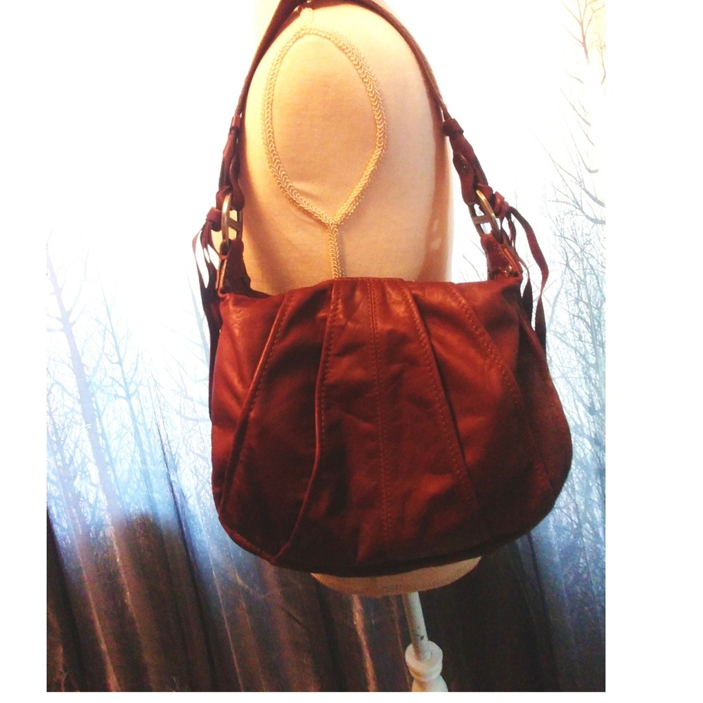 Nicoli leather shoulder purse